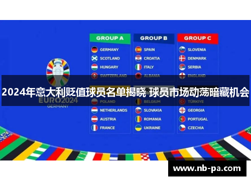 2024年意大利贬值球员名单揭晓 球员市场动荡暗藏机会 2024年意大利贬值球员名单揭晓 球员市场动荡暗藏机会