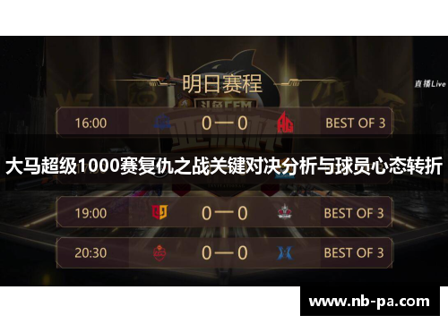 大马超级1000赛复仇之战关键对决分析与球员心态转折 大马超级1000赛复仇之战关键对决分析与球员心态转折